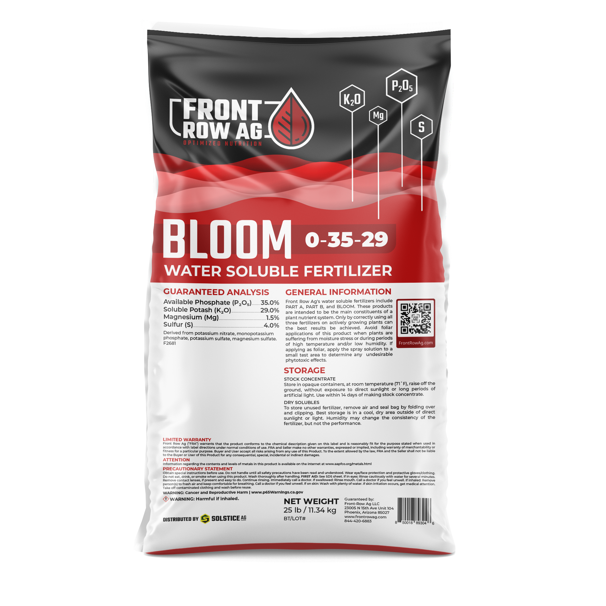Bloom PK Booster | Potassium & Phosphorus Nutrient | Front Row Ag